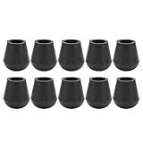 Matériau épaissi : la pointe de béquille ronde est en caoutchouc, conception épaissie, pas de bruit important lorsque vous touchez le sol, longue durée de vie.