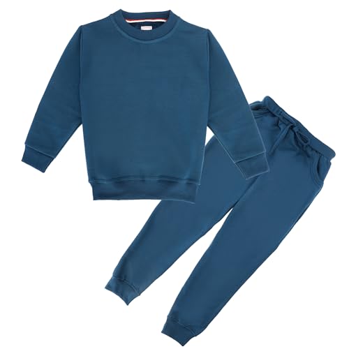 Image of Kids Woolen Graphic Print Sweatshirts and Sweatpants Set for Kids Suit Set (SWT.RN.TR-38)