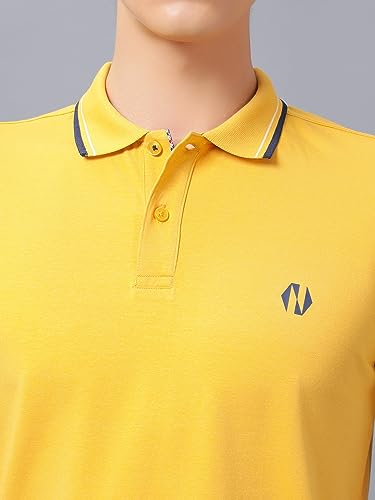 Nimble-Original-Tipped-Polo-T-Shirt-Yellow