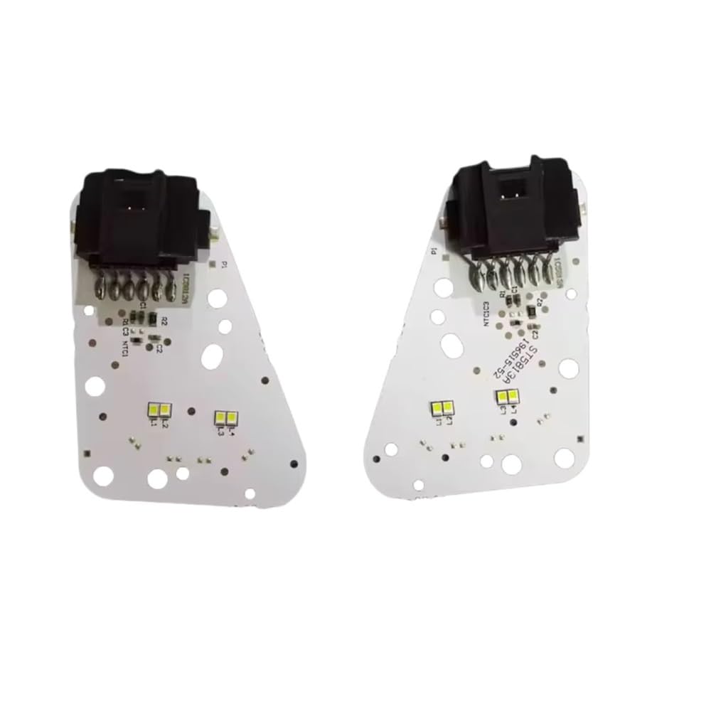 Jiiyp 2Pcs Left Right Lighting Driver Left Right White Led Drl Boards For Kadjar 2015-2018 Daytime Running Light Headlight Module(2Pcs Left Right)