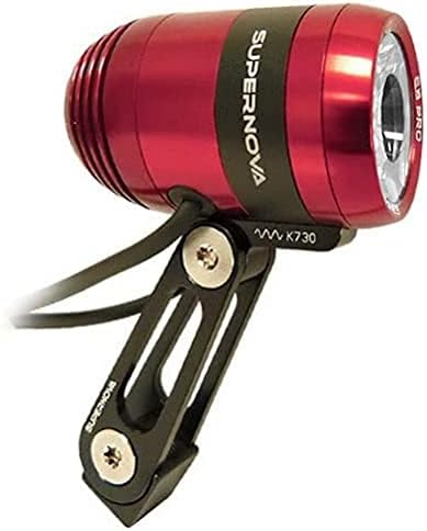 Supernova Super NOVA Unisex - Adult E3 Pro 2 Front Light Red Dynamo