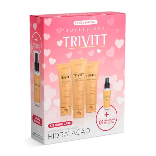 TRIVITT, Kit Home Care Especial Trivitt c/Hidratação + Reparador de Pontas