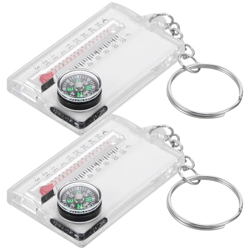 Brújulas pequeñas con termómetro DOITOOL 2 piezas miniatura 1