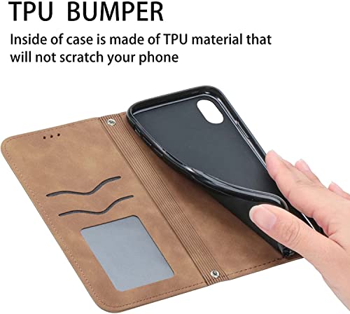 Étui portefeuille iPhone 13 Pro Max cuir magnétique gris RFID - 4