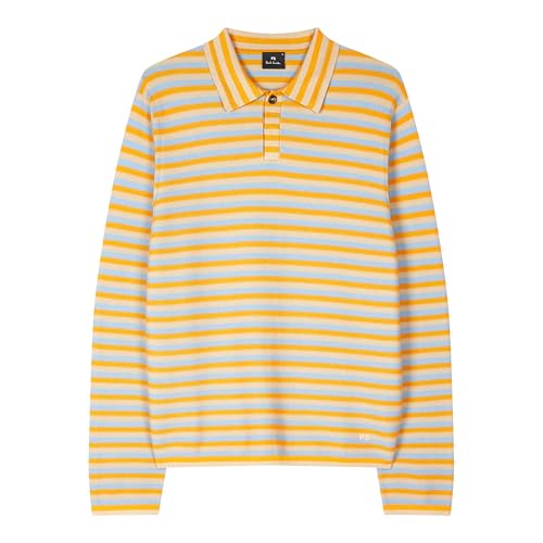 Paul Smith Ps Men's Striped Long Sleeve Polo Sweater