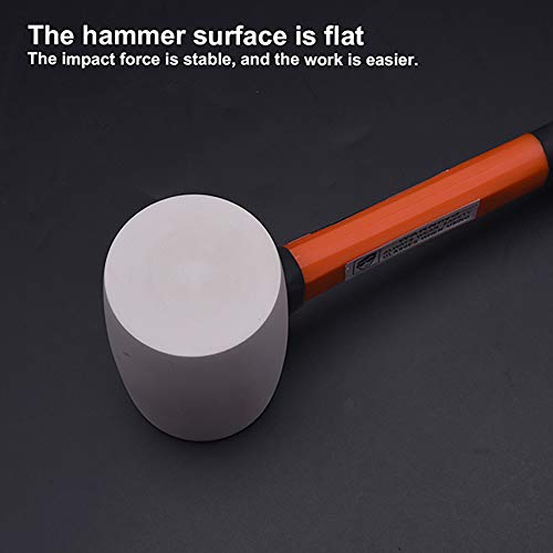 Harden 450gms Rubber Mallet Hammer with Fiberglass Handle - 590435 2