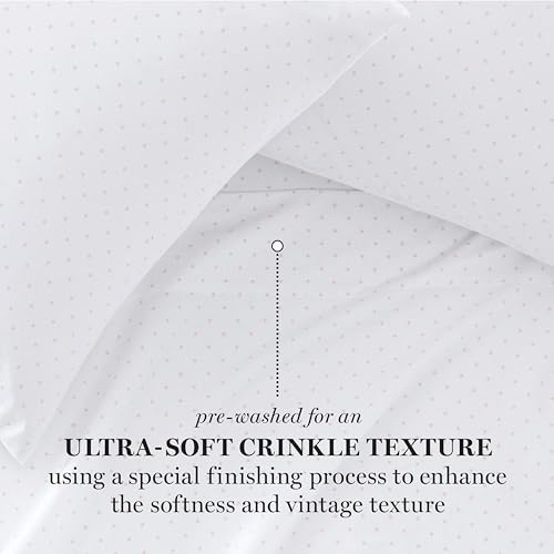 Martha Stewart Ultra Soft Brushed and Washed Microfiber 4 Piece Sheet Set, Easy Care, Comfy Sheets with Deep Pocket - Image 2