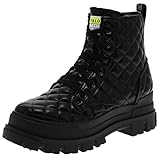 Fersenlasche BUFFALO Damen Schnürstiefelette schwarz 41