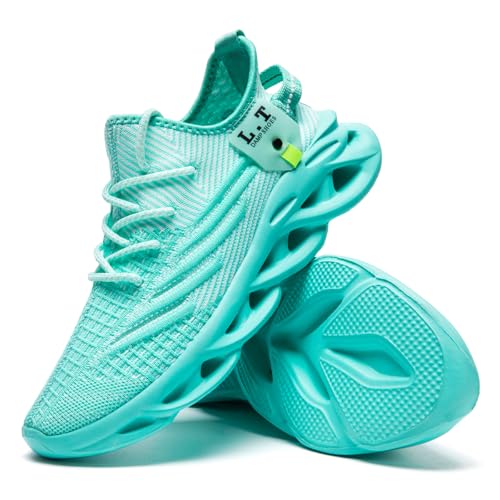 Image of DLWKIPV Men Running Shoes Men's Tennis Shoes Lightweight Breathable Fashion Sneakers Non Slip Workout Gym Shoes for Running