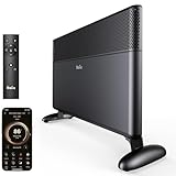 Ballu Convection Panel Heater,1500W Space Heater for Large Room Indoor use with Programmable Thermostat,WiFi App Control,Smart Quiet,Works with Alexa,Black