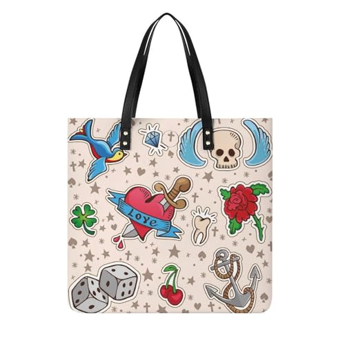Sac cabas crâne rose fini le manque de place avec ce grand shopper de voyage