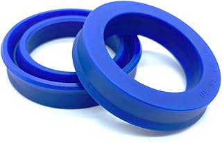 5pcs/Set Polyurethane Oil Seal UN/UNS/UHS Hydraulic Sealing Ring U Type Y Type Cylinder Hydraulic Rod Shaft Piston Seal Rubber Ring (Size : OD 4.5mm)