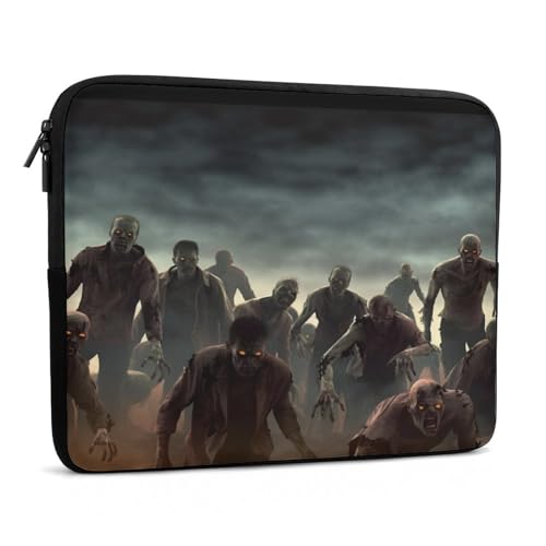 Funda para laptop resistente al agua Many Zombie de 10 a 17 pulgadas antirrayas 3