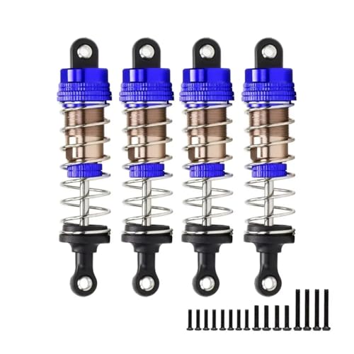 RC_p[VbNAu\[o[ For Tamiya For WLtoys For Kyosho 1/12 1/14 1/16 4pcs A~_p[ 66mm 72mm VbNAu\[o[ RCJ[p[cEANZT[ p(Blue-Silve