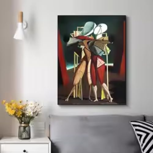 Toile salon moderne pour habiller un grand mur vide