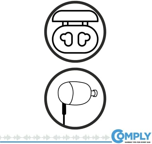 Comply Sport Pro Premium Memory Foam Earphone Tips | Replacement Earbuds for Beats by Dre BeatsX, Powerbeats 2 and 3, Tour 2 and 2.0 (Medium)