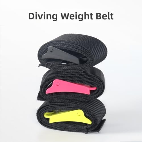 Ceinture de plongée sous-marine en nylon à libération rapide et ajustement continu
