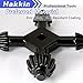 Hakkin 2Pcs 4 in 1 Drill Chuck Key Hand Drill Chuck Wrench, 1/4”, 3/8”, 1/2”, 5/8”, 3/4”, 1” Universal Chuck Key Power Drilling Tool for Home Improvement Repair Tools (Size L+S1)