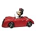 BACKYARD GLORY Disney Mickey and Minnie Mouse Sports Car LED Solar Light Everyday Outdoor Garden Statue, 7 inches Tall, Officially Licensed Disney Product
