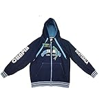 Guatemala Polyester Warm Fleece Hoodie Made in USA (X-Large) Blue