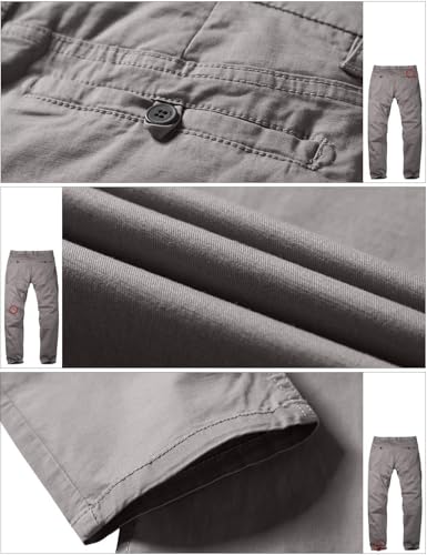 Image of Match Men's Regular Fit Comfort Stretch Casual Chino Pants