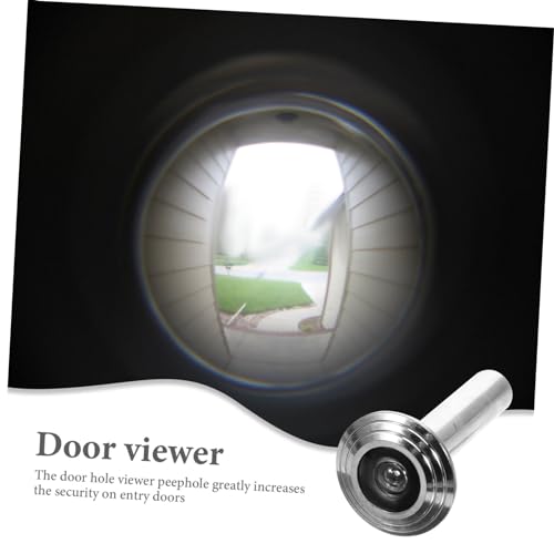 Visor de mirilla para puerta Smart Home, cubierta de privacidad, metálico resistente miniatura 4