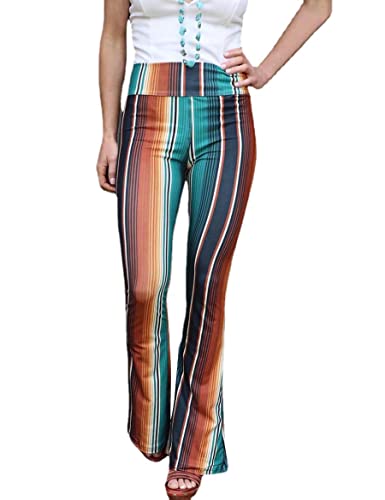 SERTHA Pantaloni Donna Stampa Pantaloni Attillati