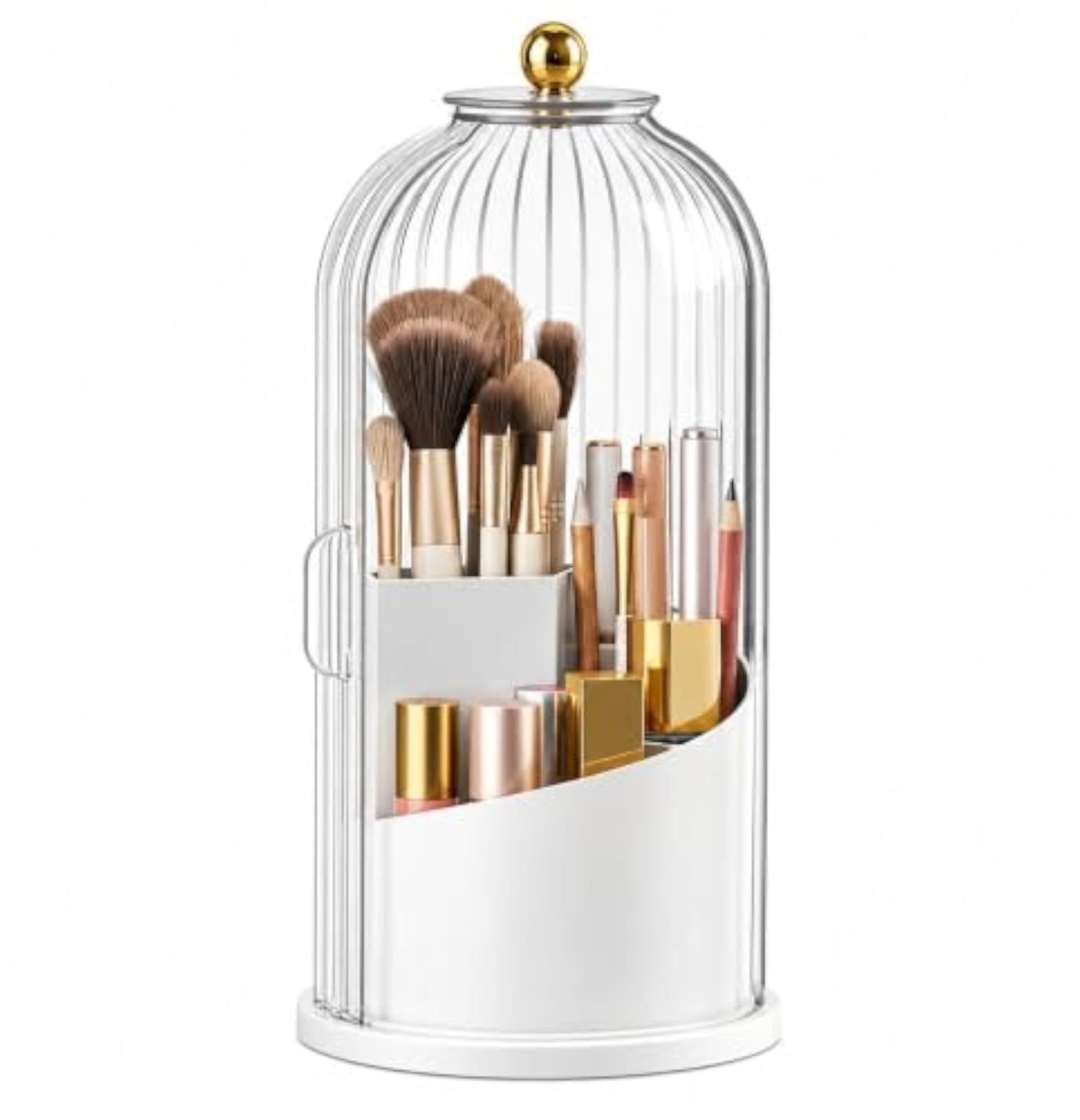 Makeup Brush Organizer Storage Container for Vanity