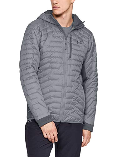 Under Armour Outerwear Men's Coldgear Reactor Hybrid Jacket, Steel, Large