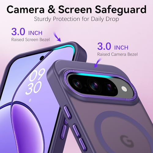 Coque Google Pixel 10 MagSafe GaoBao antichoc transparente mat - 6