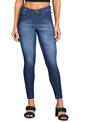 Image of Urbano Fashion Women's Skinny Fit High Rise Jeans