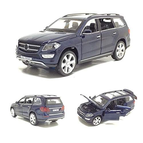 Image of Mercedes Benz GL500 Metal Car Pull Back with Open Doors, Tail with Front and Rear Light & Music Great Gift for Boys and Girls. (White)