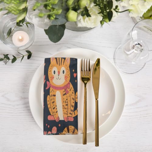 Servilletas de Tela Animals Set x6 50.5x50.5 cm Multicolor miniatura 6