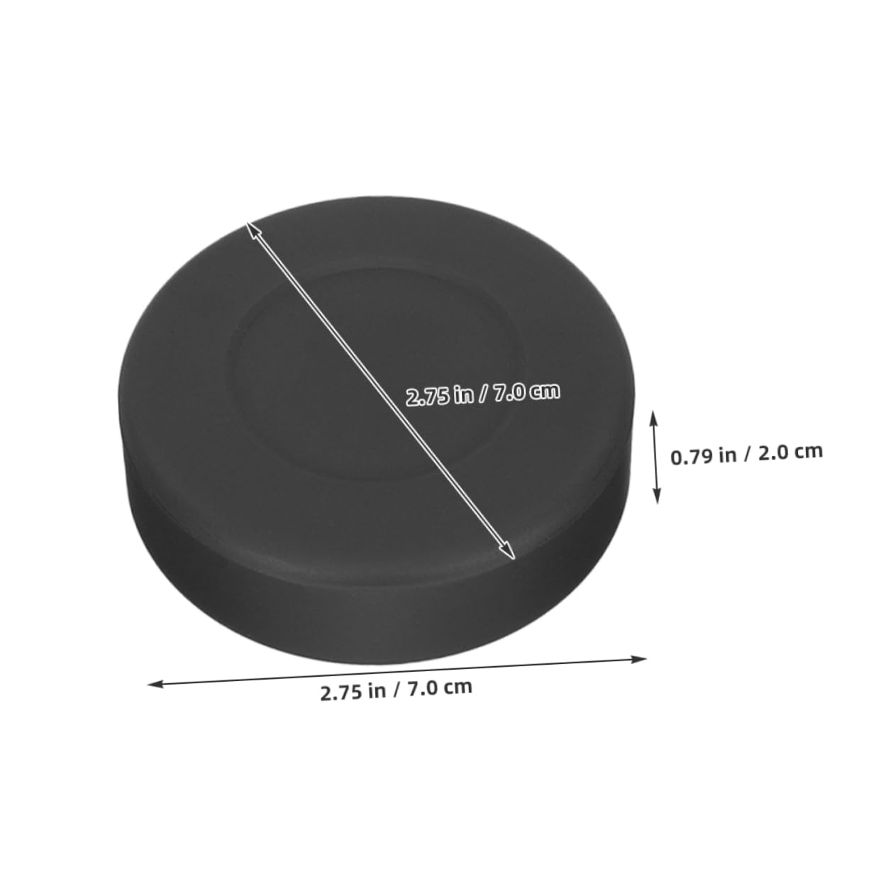 GALPADA 3-pc Hockey Puck Set Youth Indoor/Outdoor Training Balls Matte PVC Design for Realistic Hockey Practice