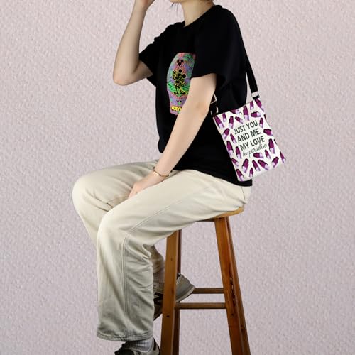 Image of MNIGIU Musical Inspired Gift Musical Crossbody Bag Musical Merch For Musical Lover (JUST YOU AND Bag)