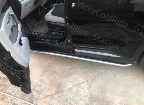 Estribos para Chevy TRAX 2013-2022, aluminio negro miniatura 5