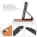 SHIELDON iPhone 8 Plus Case, iPhone 7 Plus Case, Genuine Leather iPhone 8 Plus Wallet Case Book Design with Flip Cover and Credit Card Slot Magnetic Closure Compatible with iPhone 7 Plus - Brown