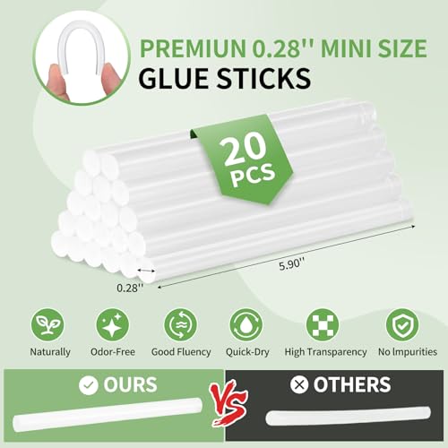 WorkBless Cordless Hot Glue Gun with 20 Glue Sticks & Leak-Proof Nozzle, 2-3 Min Fast Heating, 2900mAh Rechargeable Battery for DIY Crafts, Home Repairs, Woodworking & Art Projects - Image 4