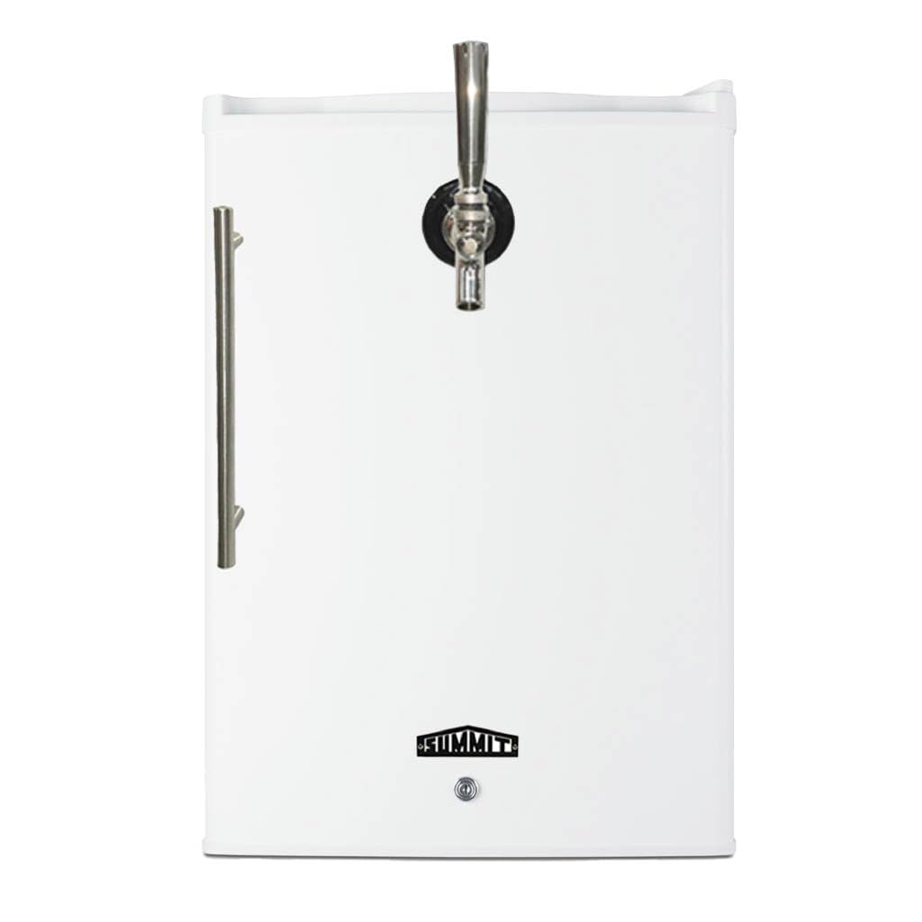 Summit 17" Mini Coffee Kegerator, Single Tap, Mini Keg, Tap Kit and 2.5 Gallon Keg Included - FF31L7FRTPC