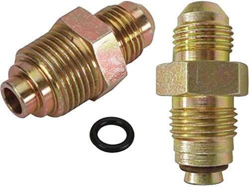 AFCO 1980-Up GM Power Steering Box Adapter Fittings, IFM to -6 AN
