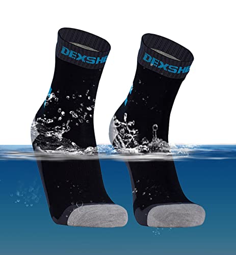 DexShell Men's Standard Athletic Sock, Blue, X-Large