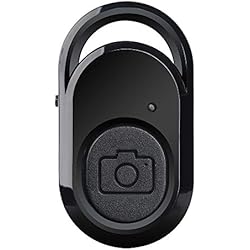 Mando Selfie Disparos de la cámara con un Solo botón Control Remoto con tecnología Bluetooth Disparador Remoto para teléfonos Inteligentes y tabletas (iOS y Android) Solo un botón