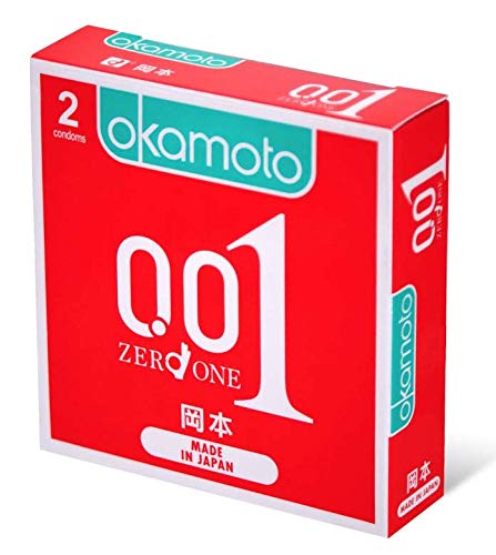 Okamoto 0.01 Hydro Poliuretano Paquete de 2 Preservativos PU Hecho en Japón