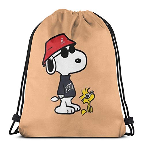 Paller Bolsas de deporte con diseño de Snoopy de dibujos animados  de gimnasio  de