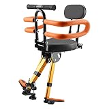 OUSEXI Child Bike Seat Front Mounted,Retractable Toddler Bike Seat Suitable for Children 2~6 Years
