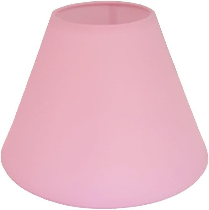 9" Coolie Ceiling Table Lamp Shade Black Cream Lt Blue Lt Green Navy Peach Red - Main Colour: Pink