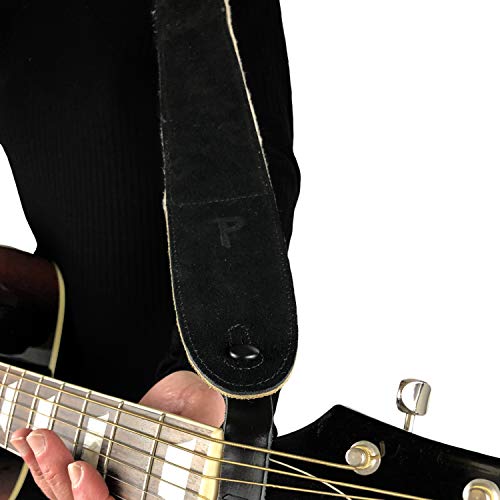 Perri’s Leathers Ltd. – Sangle de Guitare – Longueur Ajustable – Rembourrage en Peau de Mouton – Noir – Fabriquée au… - Les Beatles, Paul McCartney, John Lennon, RIngo Starr, George Harrison Perri's Leathers Ltd. - Sangle de Guitare - Longueur Ajustable - Rembourrage en Peau de Mouton - Noir - Fabriquée au… – Image 6
