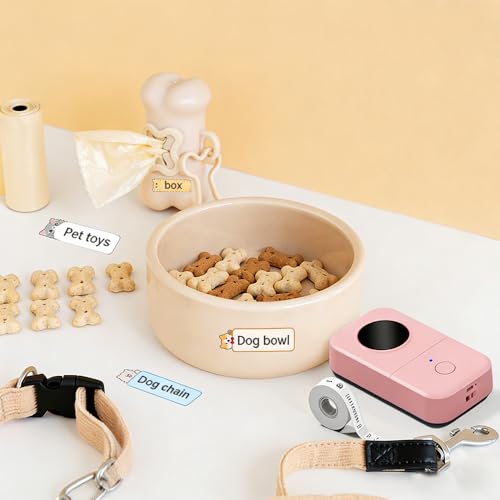 Image of Phomemo 3 Rolls D30 Label Maker Tape, Black on Cat Patterns, Vertical Label Tape, Special Shapes, Pre-Cut Self-Adhesive Stickers, Thermal Paper, Label Tag 12x40mm