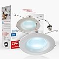 Sengled Smart Recessed Lighting, 5/6 inch, S1 Auto Pairing with Alexa Devices, ?Daylight 5000K, Led Lights, Smart Can Lights Retrofit Work with Alexa, Smart LED Downlight, Conversion Kit, 1-Pack