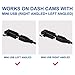 NUNET 15ft MicroUSB & MiniUSB Hardwire Kit with Mini/LP Mini/ATO/Micro2 Fuse, Micro to Mini/Type-C Adapters, Battery Drain Protection System, 15ft Length Cord for Dash Cameras